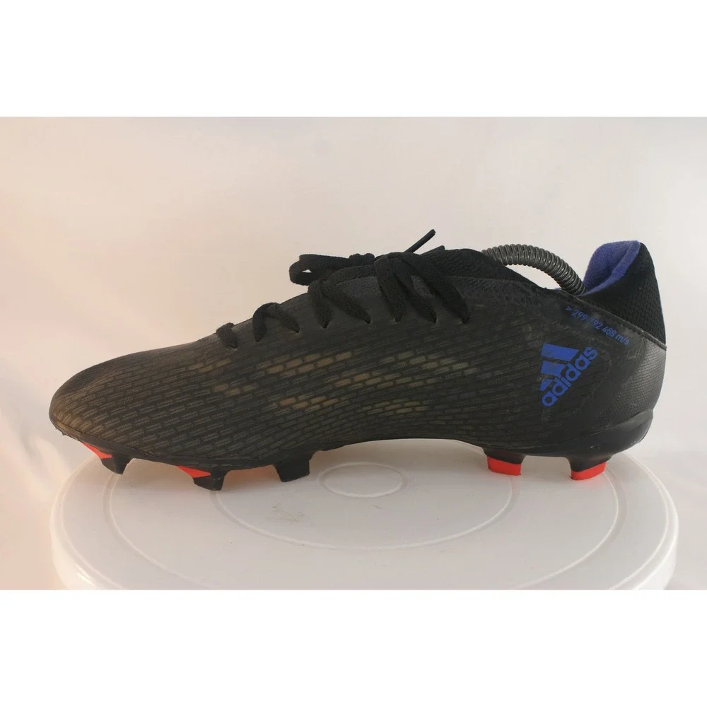 Adidas X Speedflow.3 FG Mens Soccer Cleats Black Blue FY3296 Size 9